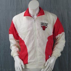 Chicago Bulls Jacket (VTG) - Parachute Jacket - Men's Medium
